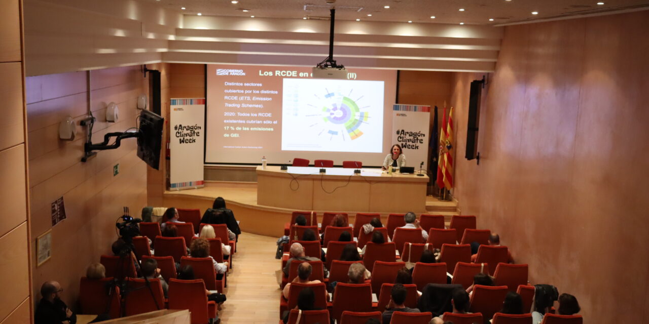 ÉXITO DE PÚBLICO EN LA SEGUNDA JORNADA DE CONFERENCIAS DE LA ARAGÓN CLIMATE WEEK